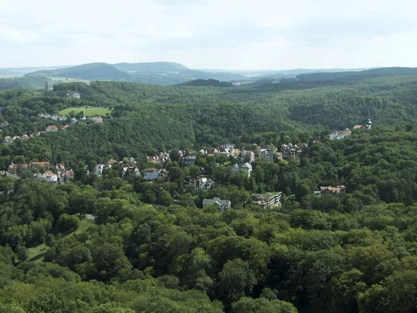 Вид Воздуха Вокруг Веймара Город Тюрингии Германия — стоковое фото