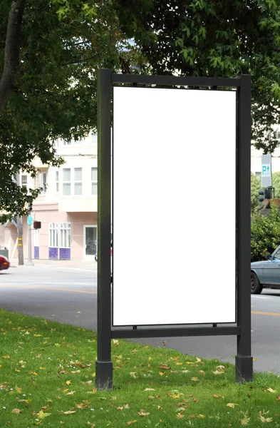 Blank Billboard Puste Miejsce Własny Tekst — Zdjęcie stockowe