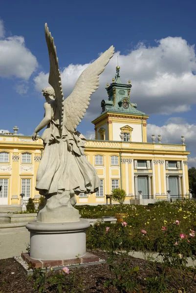 Angel Wilanow Palace Warsaw Poland — Stock Photo, Image