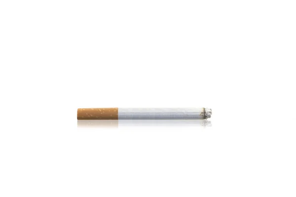 Cigarette Isolée Sur Fond Blanc — Photo