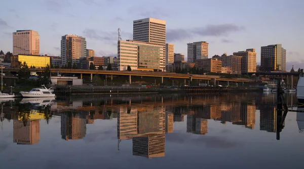Tacoma Washington Junto Agua Amanecer —  Fotos de Stock