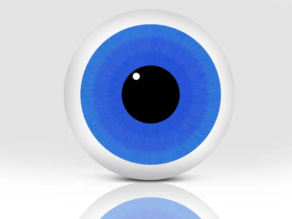 Olho Como Uma Bola — Fotografia de Stock