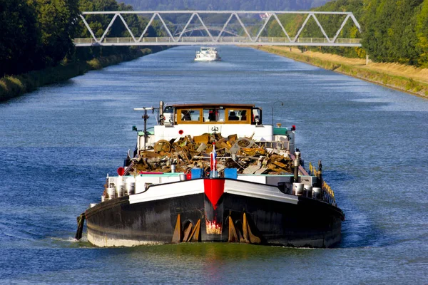 Nave Carico Trasporto Marittimo Spedizione — Foto Stock