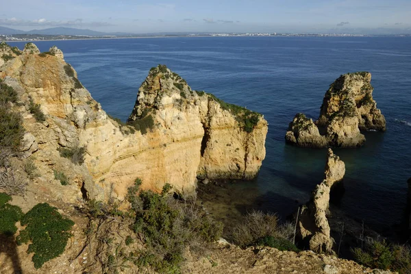 Ponta Piedade Lagos Algarve Portugal — Stockfoto