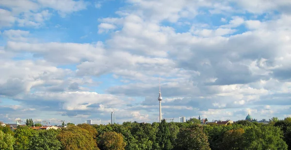 Dag Uitzicht Van Berlijn Duitsland Met Zijn Radio Toren — Stockfoto