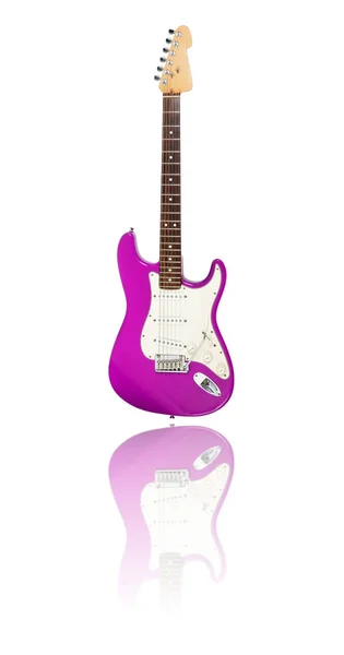Gitara Elektryczna Odbiciem — Zdjęcie stockowe