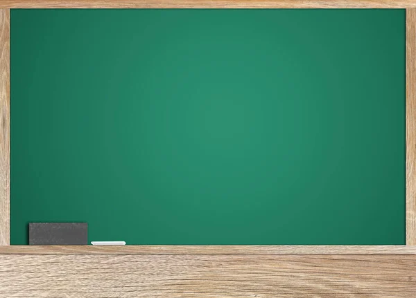 Blackboard Está Branco Para Escrever Sua Mensagem — Fotografia de Stock