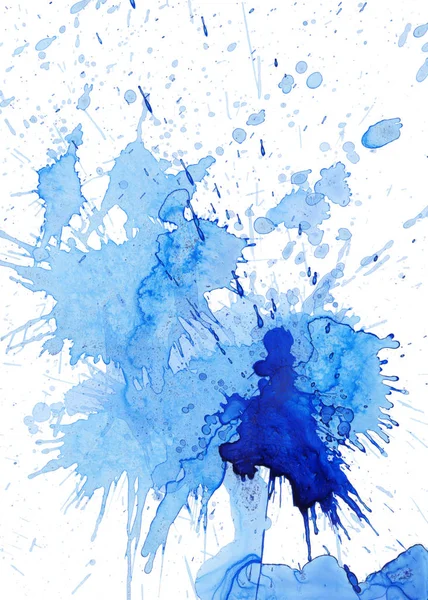 Blobs Splatter Grunge Auf Weißem Hintergrund — Stockfoto