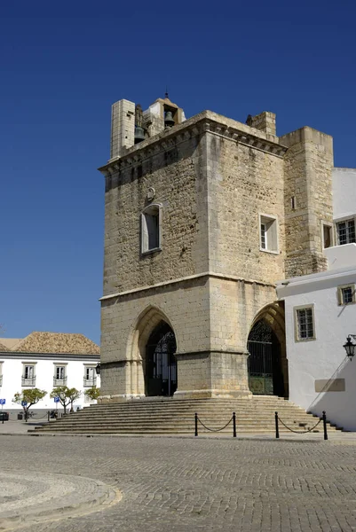 Καθεδρικός Ναός Faro Algarve Portugal — Φωτογραφία Αρχείου