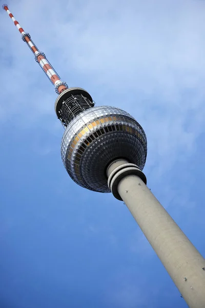 Televizní Věž Alexanderplatz Berlín — Stock fotografie