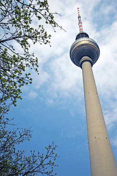 Tower Alexanderplatz Berlin — стокове фото