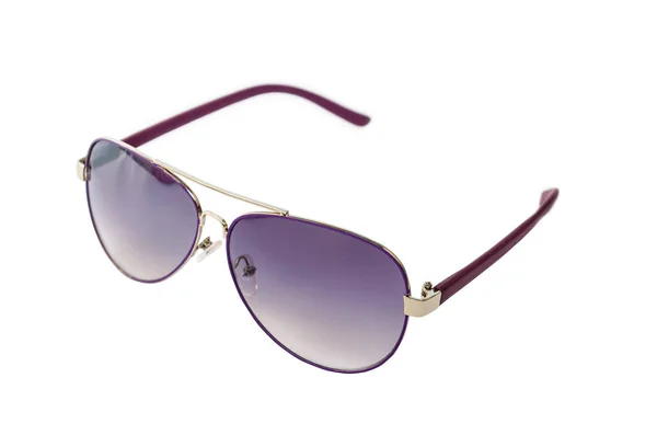 Modern Purple Glasses White Background — Stock Photo, Image