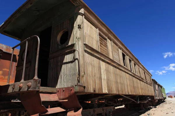 Oude Wagons Het Station — Stockfoto