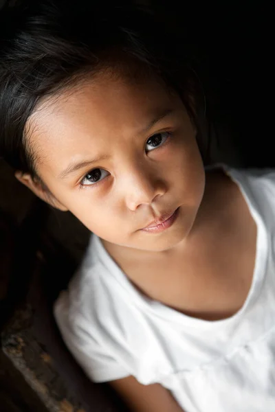 Retrato Femenino Asiático Luz Natural Manila Filipinas — Foto de Stock