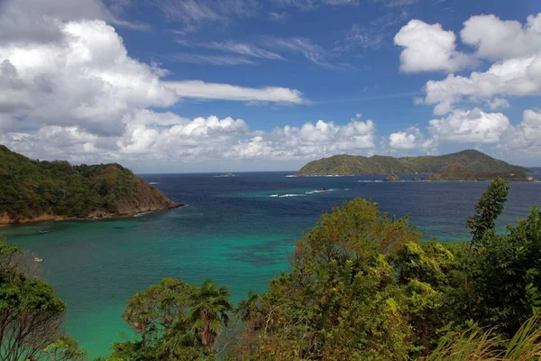 Vue Sur Petit Tobago Île Aux Chèvres Tobago — Photo