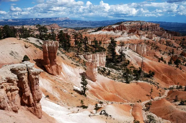 Bryce Canyon Formação Rochosa Marco Arenito — Fotografia de Stock