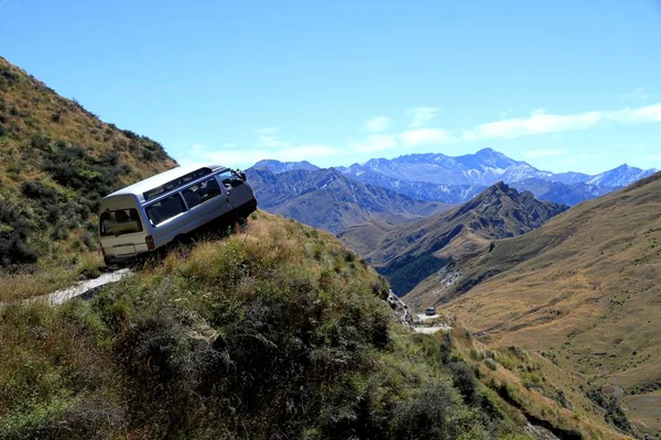 Новий Зеландія Квінстаун Каньйон Мікроавтобусів — стокове фото