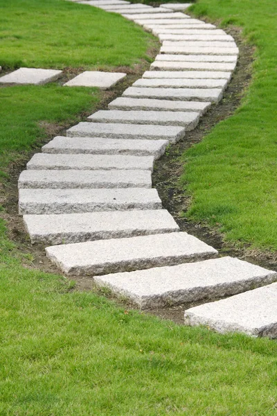 Empty Walkway Park — Stock Photo, Image