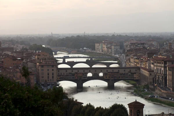 Ponte Vecchio Florencia Toscana Italia — Foto de Stock