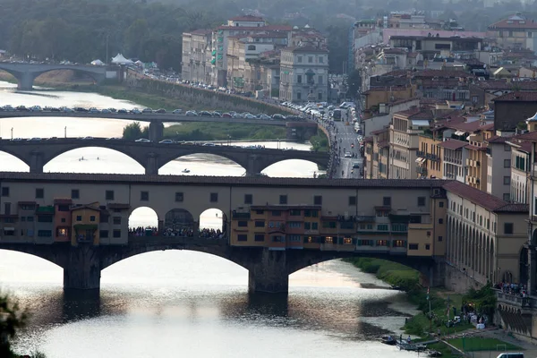 Ponte Vecchio Florencja Toskania Włochy — Zdjęcie stockowe