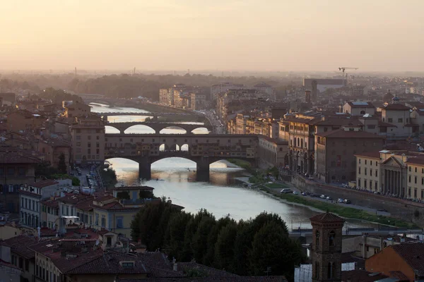 Ponte Vecchio Florence Toscane Italië — Stockfoto