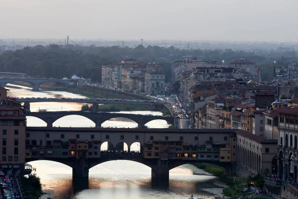 Ponte Vecchio Florencie Toskánsko Itálie — Stock fotografie