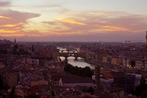 Ponte Vecchio Florence Toscane Italië — Stockfoto