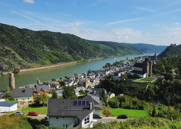 Oberwesel Dans Vallée Rhin Moyen — Photo