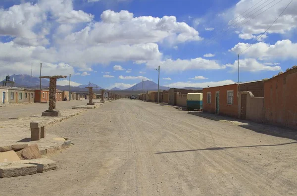 Kisváros San Cristobal Eduardo Alveroa Uyuni Bolívia — Stock Fotó