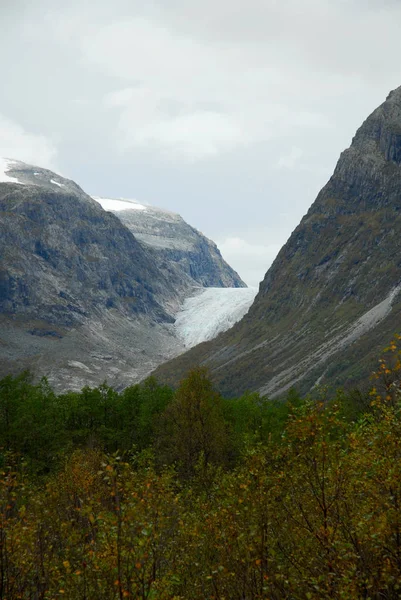 Norwegen Auf Naturlandschaft Hintergrund — Stockfoto