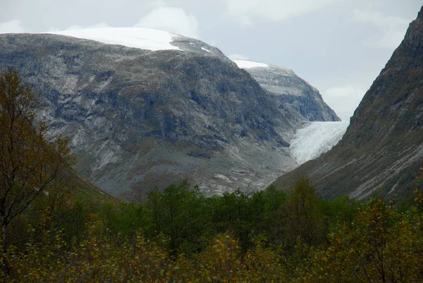 Norwegen Auf Naturlandschaft Hintergrund — Stockfoto