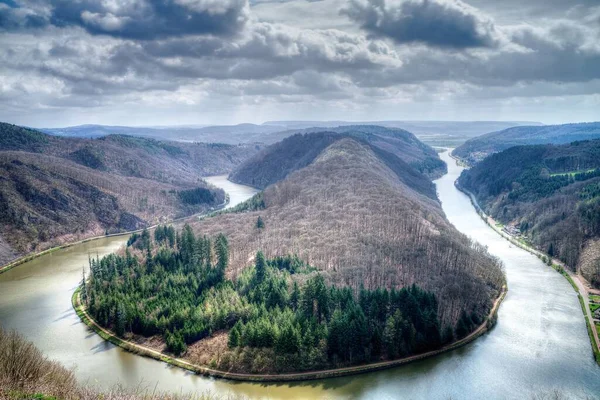 View Cloef Saarschleife — Stock Photo, Image