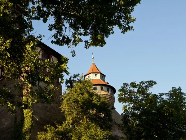 Vista Sobre Castelo Nuremberga Alemanha — Fotografia de Stock