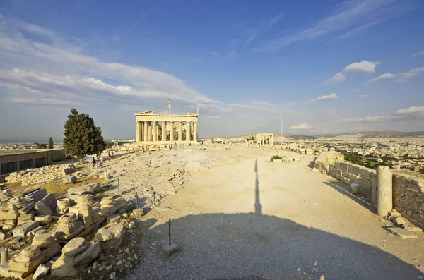 Vista Desde Acrópolis Ciudad Athens — Foto de Stock