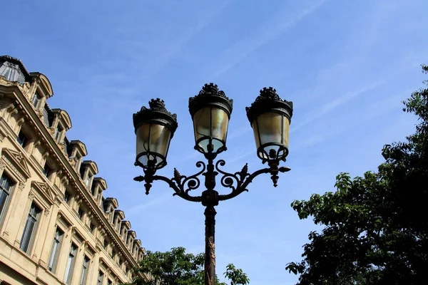 Paris Sokak Lambası — Stok fotoğraf