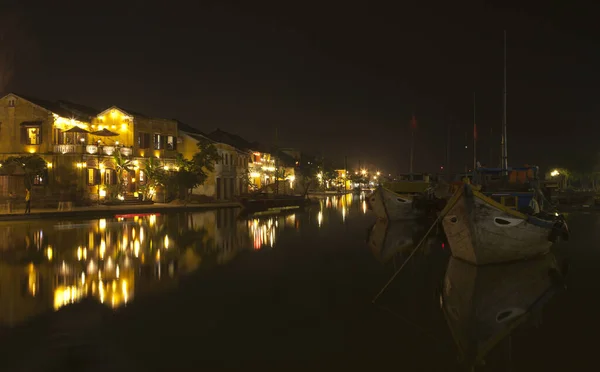 Night View Hoi City Unesco World Heritage Site Vietnam — Stock Photo, Image