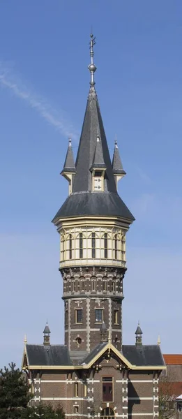 Einen Historischen Wasserturm Schoonhoven Holland — Stockfoto