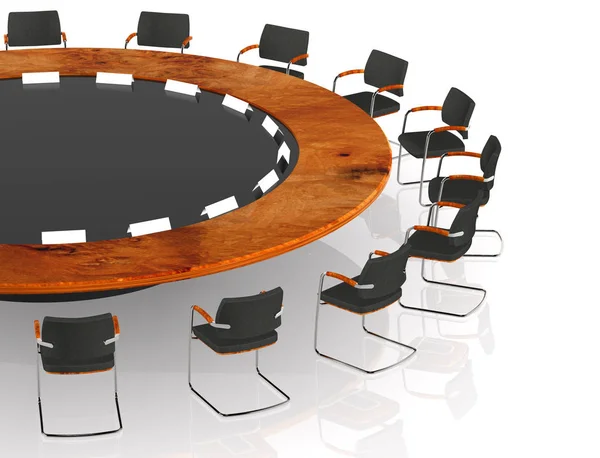 Render Conference Room — Stock Photo, Image