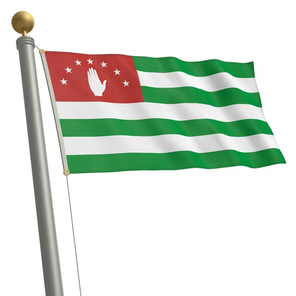 Bandera Abkhazia Caucásico Georgia —  Fotos de Stock