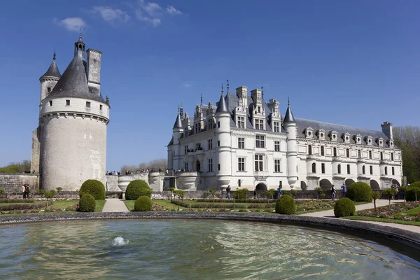 Zamek Chenonceaux Indre Loira Centrum Francja — Zdjęcie stockowe