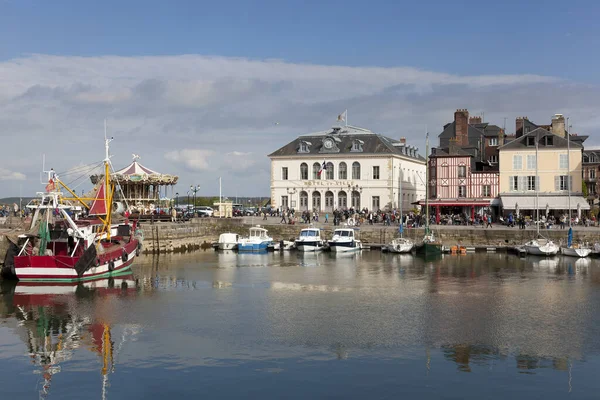 Přístav Honfleur Normandie Francie — Stock fotografie