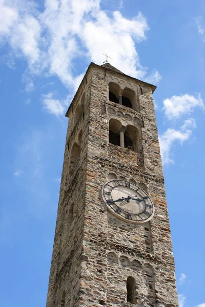 Antigua Torre Iglesia Ruta Izquierda — Foto de Stock