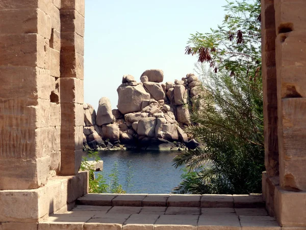 Egypt Templo Philae — Fotografia de Stock