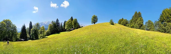 Eckbauer Garmisch Partenkirchen Bajor Német — Stock Fotó