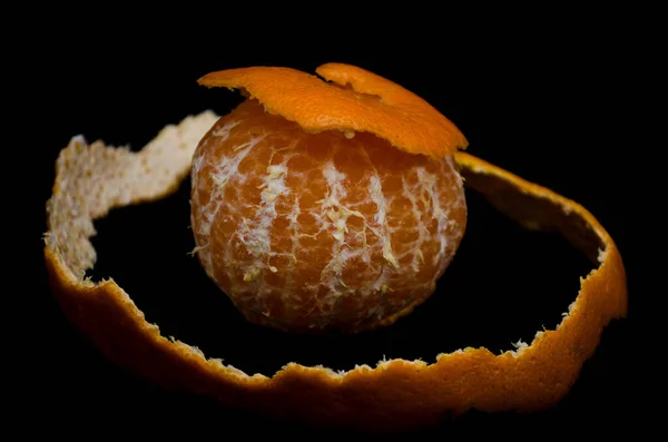 Oranje Zwarte Achtergrond — Stockfoto