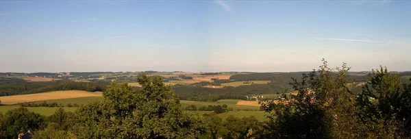 Blick Auf Das Erzgebirge Sachsen Deutschland — Stockfoto