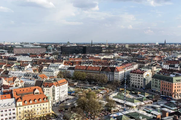 Vista Superior Munich Baviera Alemania — Foto de Stock