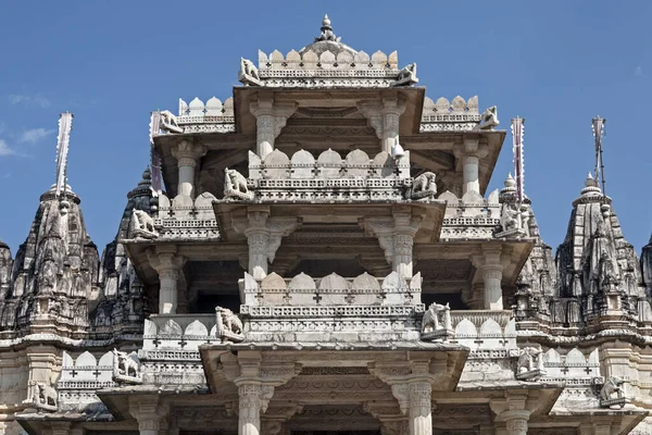 Templo Mandir Chaumukha Ranakpur Índia — Fotografia de Stock