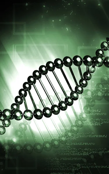 디지털 배경에서 Dna — 스톡 사진