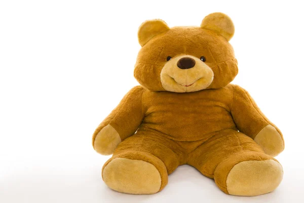 Teddy Bear Toy White Background — Stock Photo, Image